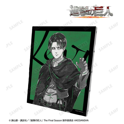 『進撃の巨人』リヴァイ Ani-Art BLACK LABEL キャンバスボード【202504再販】